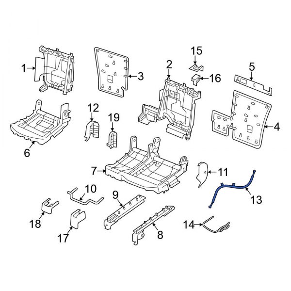 Folding Seat Release Cable