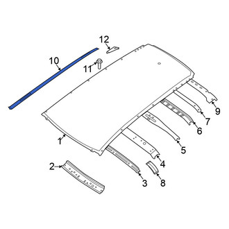 Nissan OE - Right Roof Molding