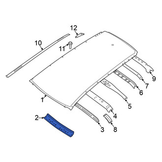 Nissan OE - Front Roof Header Panel