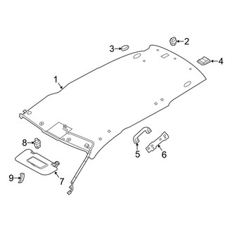 Nissan OE - Roof - Interior Trim (W/O Sunroof)