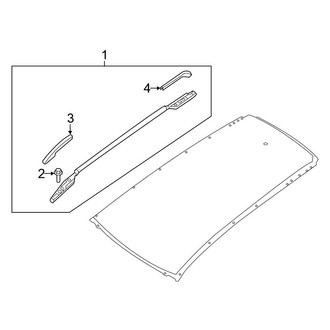 Nissan OE - Roof Rack (With Sunroof)