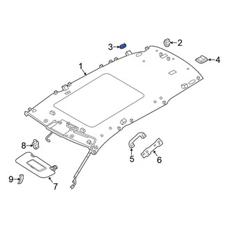 Nissan OE - Left Headliner Cap