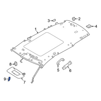 Nissan OE - Sun Visor Cover