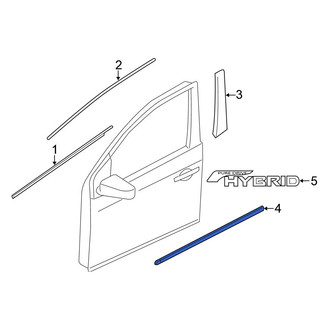 Nissan OE - Front Left Lower Door Molding