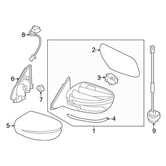 Nissan OE - Front Door - Outside Mirrors