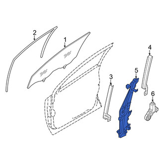 Nissan OE - Front Right Window Regulator