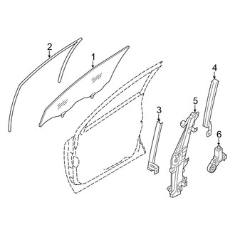 Nissan OE - Front Door - Glass & Hardware