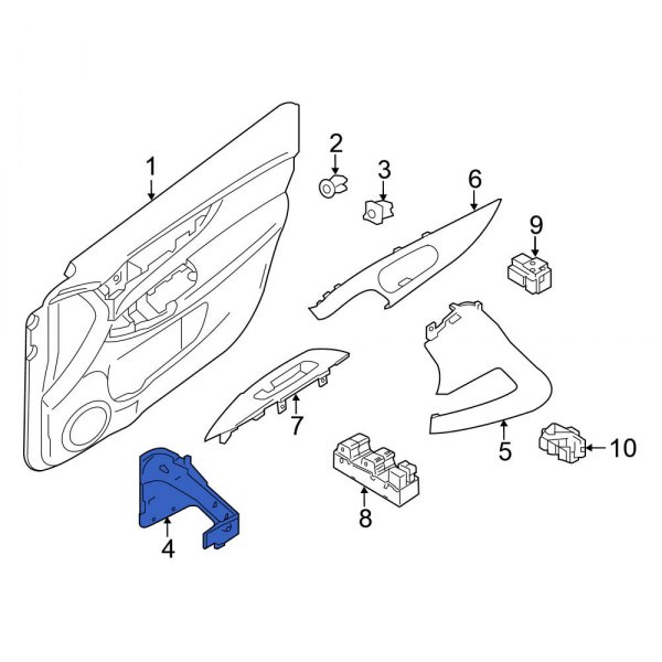 Interior Door Pull Handle