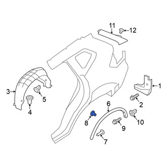 Nissan OE - Wheel Arch Molding Grommet