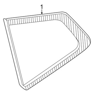 Nissan OE - Quarter Panel - Glass