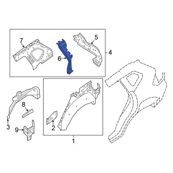 Body C-Pillar Reinforcement