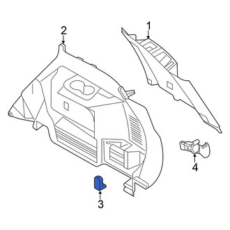 Nissan OE - Rear Tie Down Hook