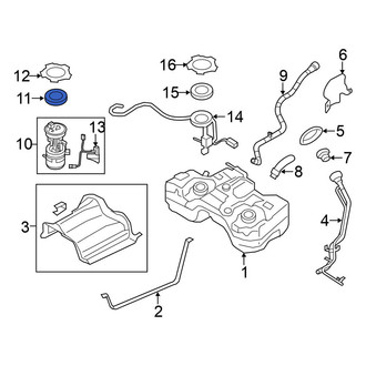 Nissan OE - Fuel Pump Tank Seal