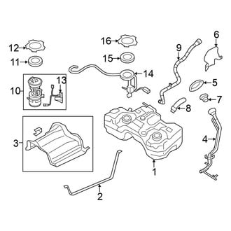 Nissan OE - Fuel System Components