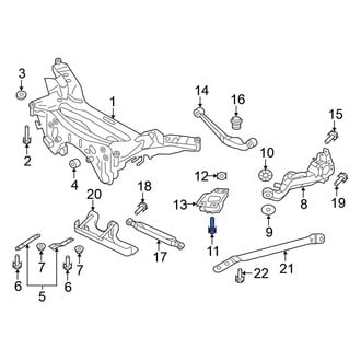 Nissan OE - Front Suspension Control Arm Bolt