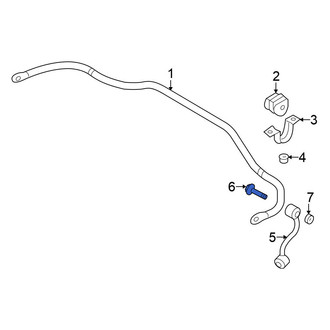 Nissan OE - Center Suspension Trailing Arm Bolt