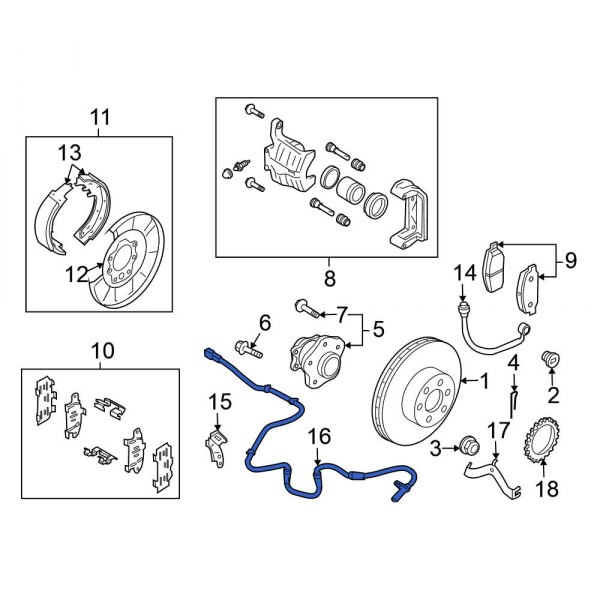 ABS Wheel Speed Sensor