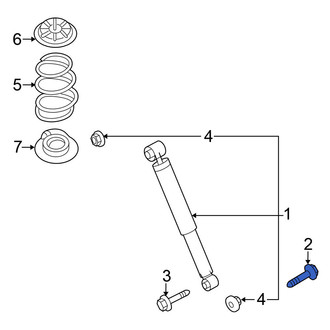 Nissan OE - Rear Suspension Control Arm Bolt