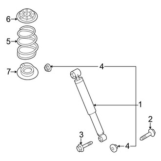 Nissan OE - Rear Suspension - Shocks & Components (AWD)