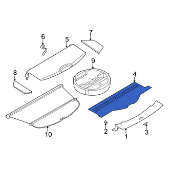 Nissan OE - Rear Trunk Mat