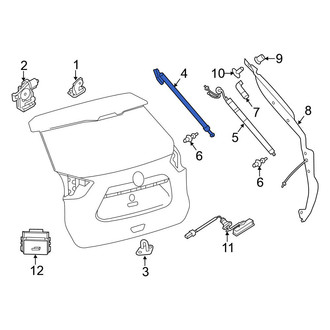 Nissan OE - Right Liftgate Lift Support