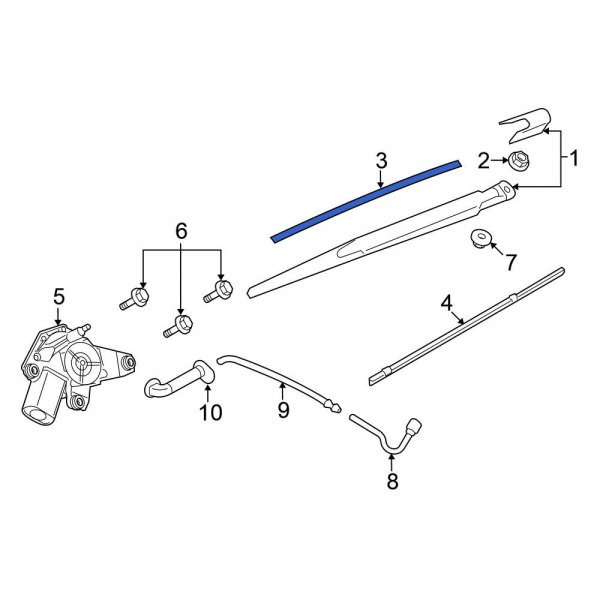 Back Glass Wiper Blade