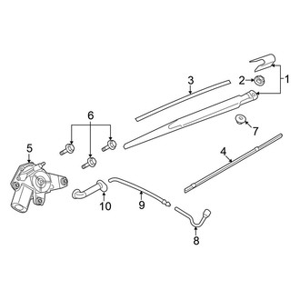 Nissan OE - Lift Gate - Spoiler