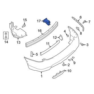 Nissan OE - Front Left Bumper Impact Bar Bracket