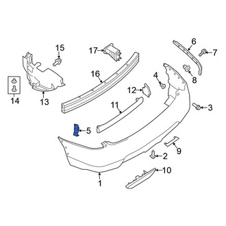 Nissan OE - Right Bumper Cover Bracket