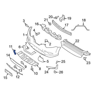 Nissan OE - Front Left Fog Light Trim