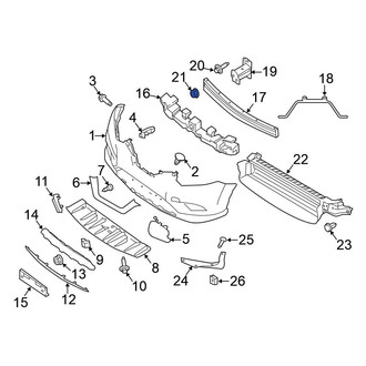 Nissan OE - Door Hinge Nut