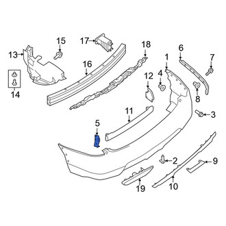 Nissan OE - Left Bumper Cover Bracket