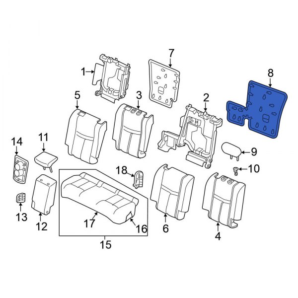 Seat Back Panel