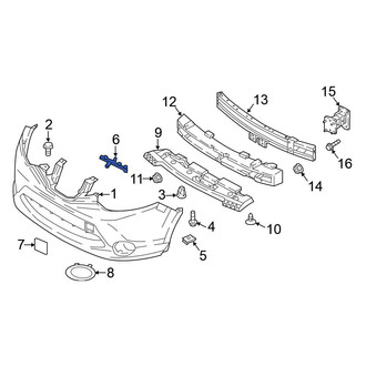 Nissan OE - Front Right Bumper Guide