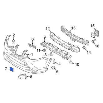 Nissan OE - Front Left Tow Eye Cap