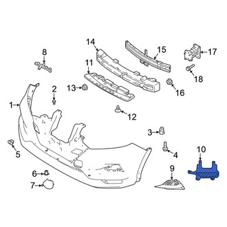 Nissan OE - Front Right Fog Light Cover