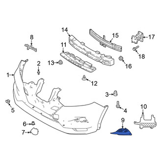 Nissan OE - Front Left Bumper Trim