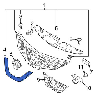 Nissan OE - Front Grille Molding