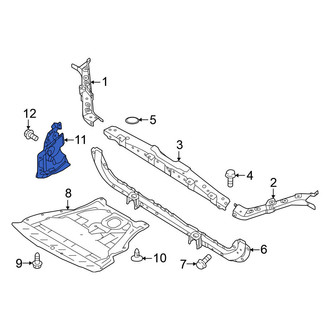 Nissan OE - Front Left Radiator Support Splash Shield