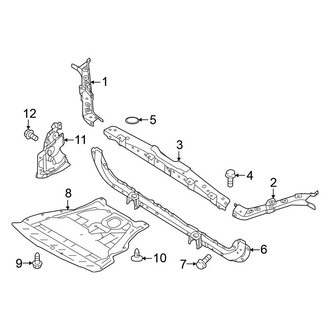 Nissan OE - Radiator Support - Splash Shields