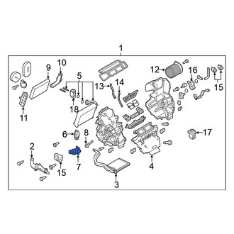 Nissan OE - Cabin Air Temperature Sensor