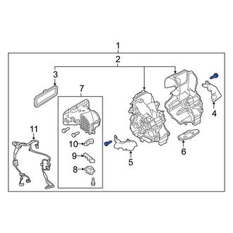 Nissan OE - HVAC Blower Case Assembly