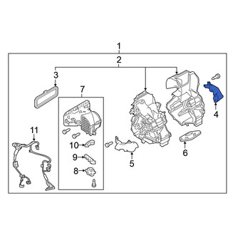 Nissan OE - Right Cabin Air Intake Duct
