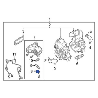 Nissan OE - HVAC Air Inlet Housing Bracket