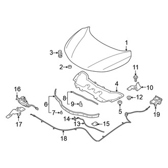 Nissan OE - Hood & Components
