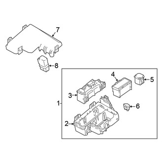 Nissan OE - Electrical - Fuse & Relay (Engine Compartment, Type 1)