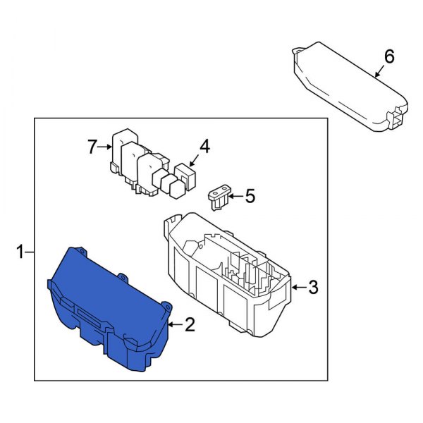 Fuse and Relay Center Cover