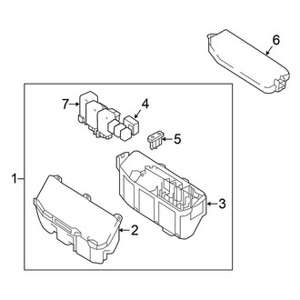Nissan OE - Electrical - Fuse & Relay (Engine Compartment, Type 2)
