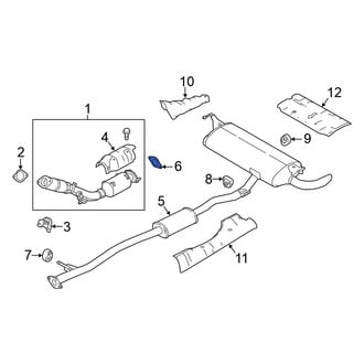 Nissan OE - Rear Catalytic Converter Gasket