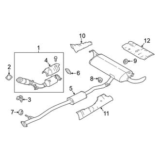 Nissan OE - Exhaust System - Exhaust Components